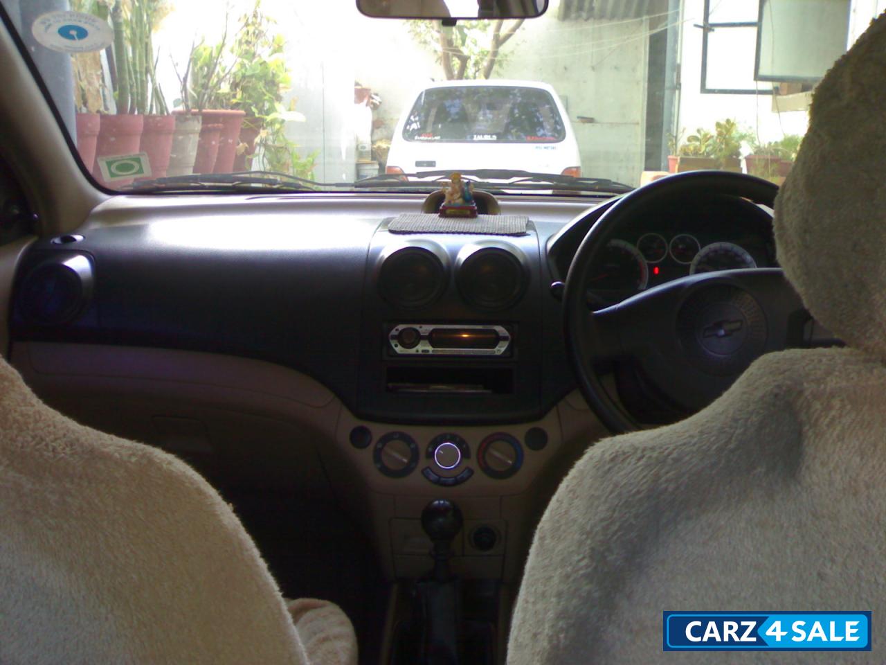 White Chevrolet Aveo