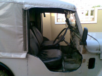 Grey Mahindra Jeep