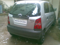 Silver Hyundai Santro