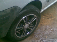 Silver Hyundai Santro