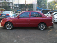 Maroon Hyundai Accent