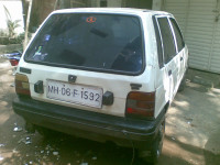 White Maruti Suzuki 800