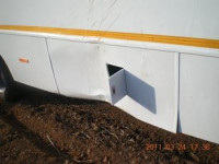 White eicher 10.75 bus 30 seater