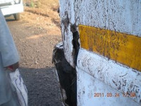 White eicher 10.75 bus 30 seater