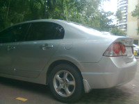 Silver Honda Civic