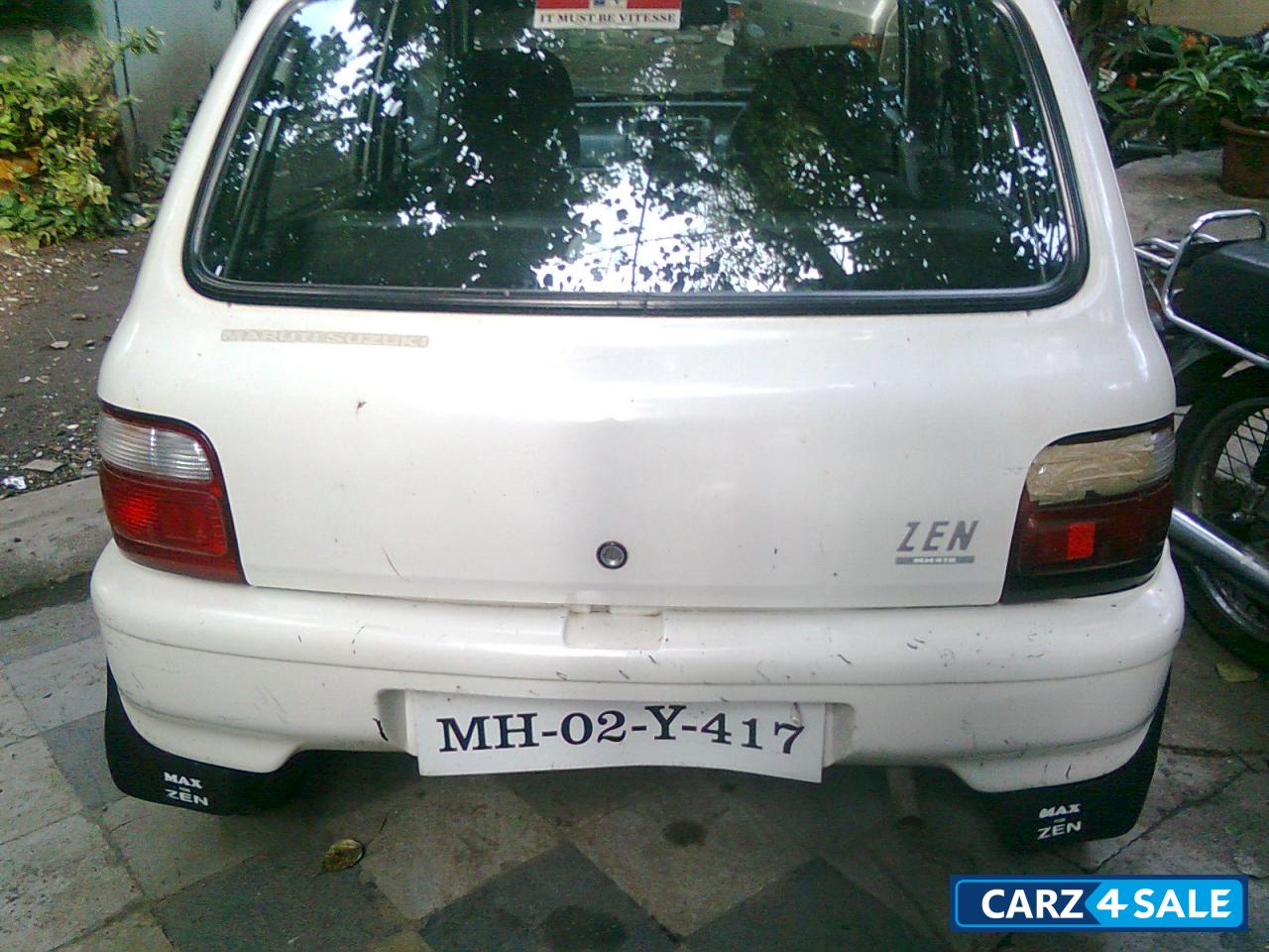 White Maruti Suzuki Zen
