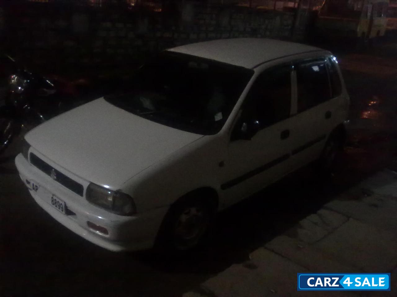 White Maruti Suzuki Zen