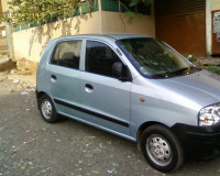 Bluish Silver Hyundai Santro
