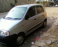 Bluish Silver Hyundai Santro