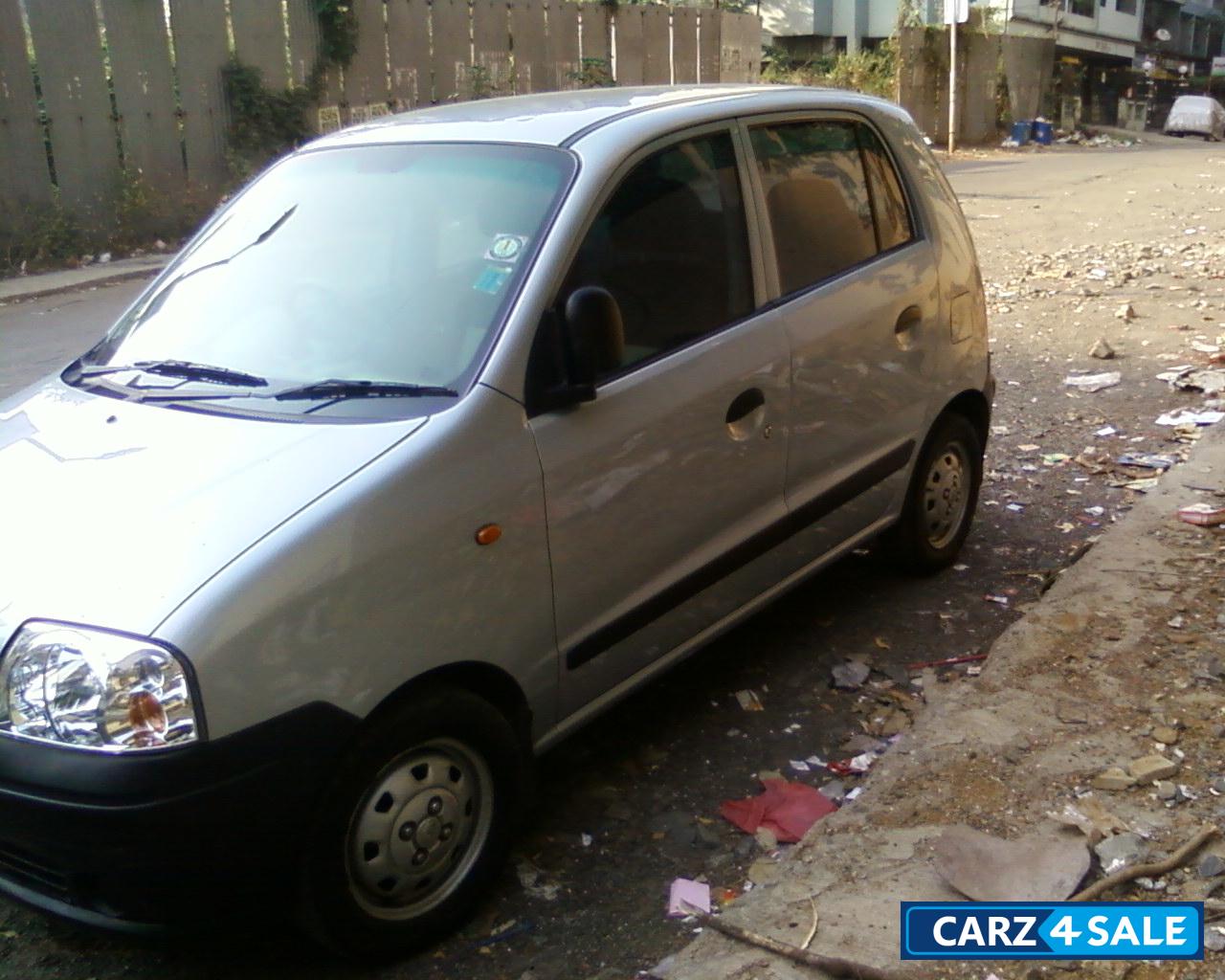 Bluish Silver Hyundai Santro