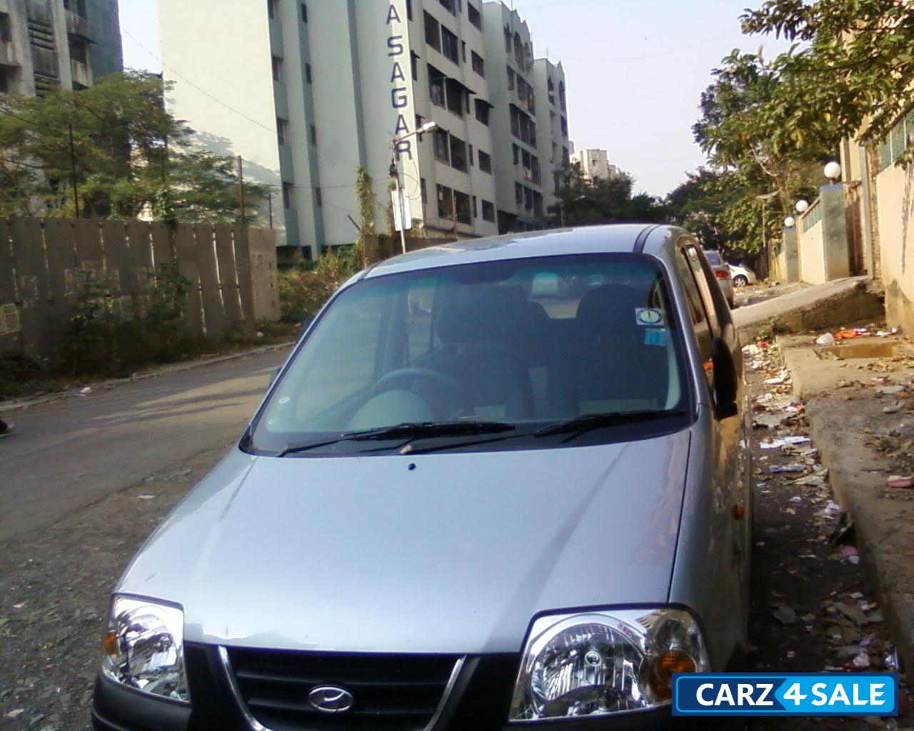 Bluish Silver Hyundai Santro