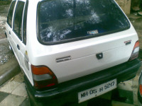 White Maruti Suzuki 800