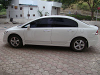 White Honda Civic