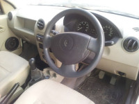 White Mahindra Renault Logan