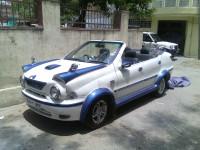 White And Blue Fiat Siena
