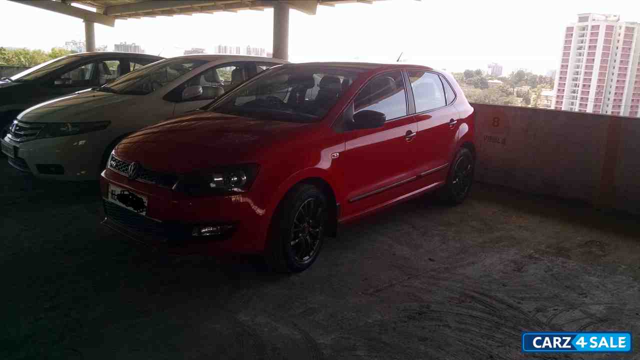 Red Volkswagen Polo