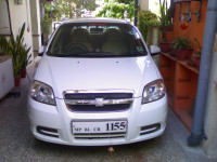 White Chevrolet Aveo