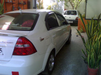 White Chevrolet Aveo