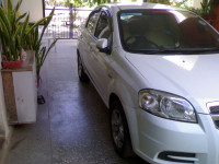 White Chevrolet Aveo