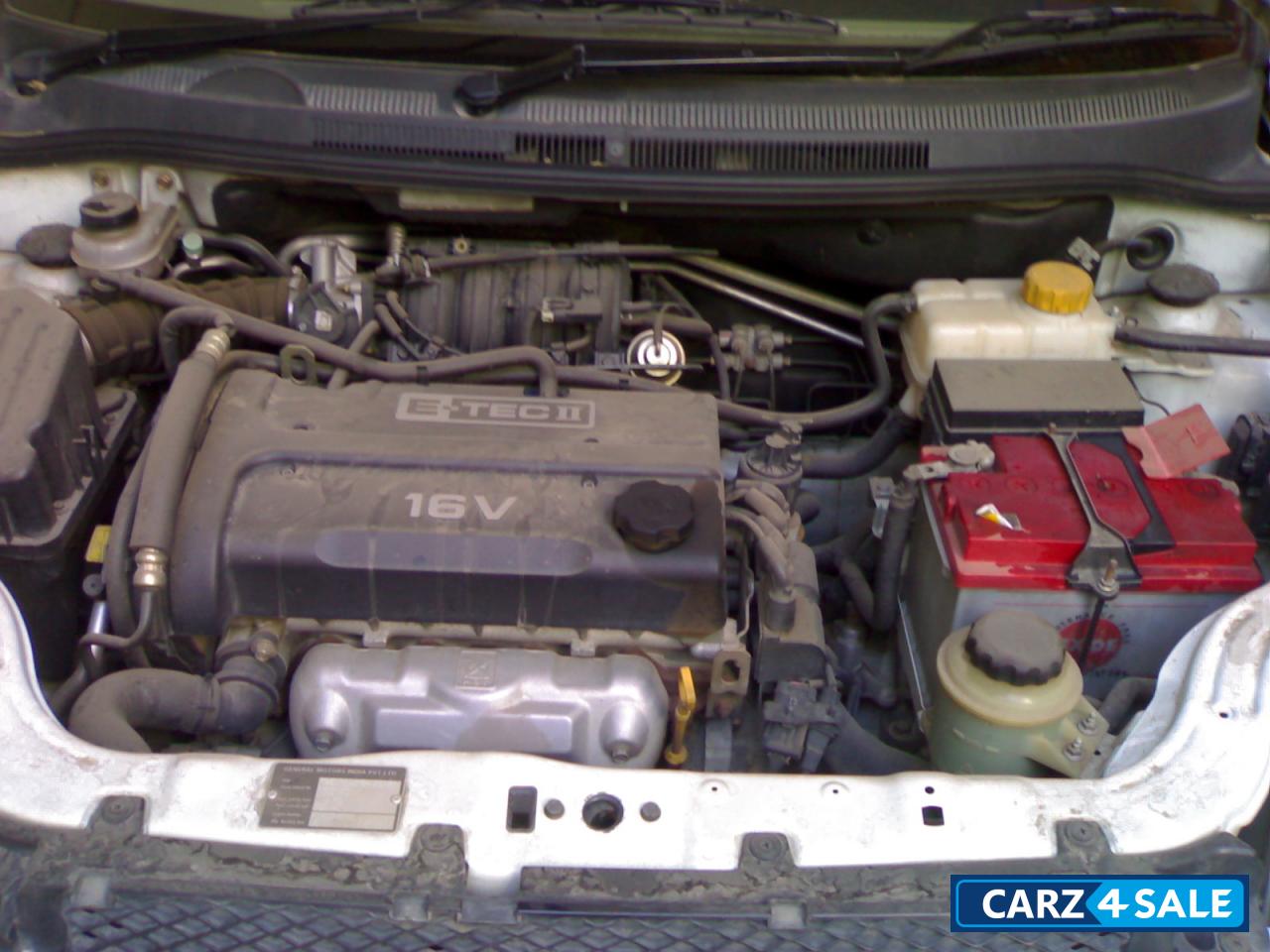 White Chevrolet Aveo