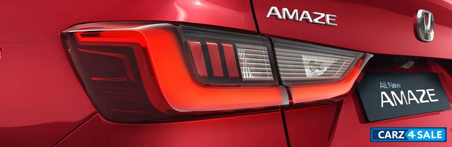 Honda Amaze 2025 Iconic Wing-shaped LED Rear Lights