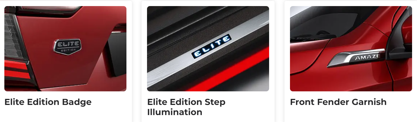 Honda Amaze Elite Edition Petrol MT