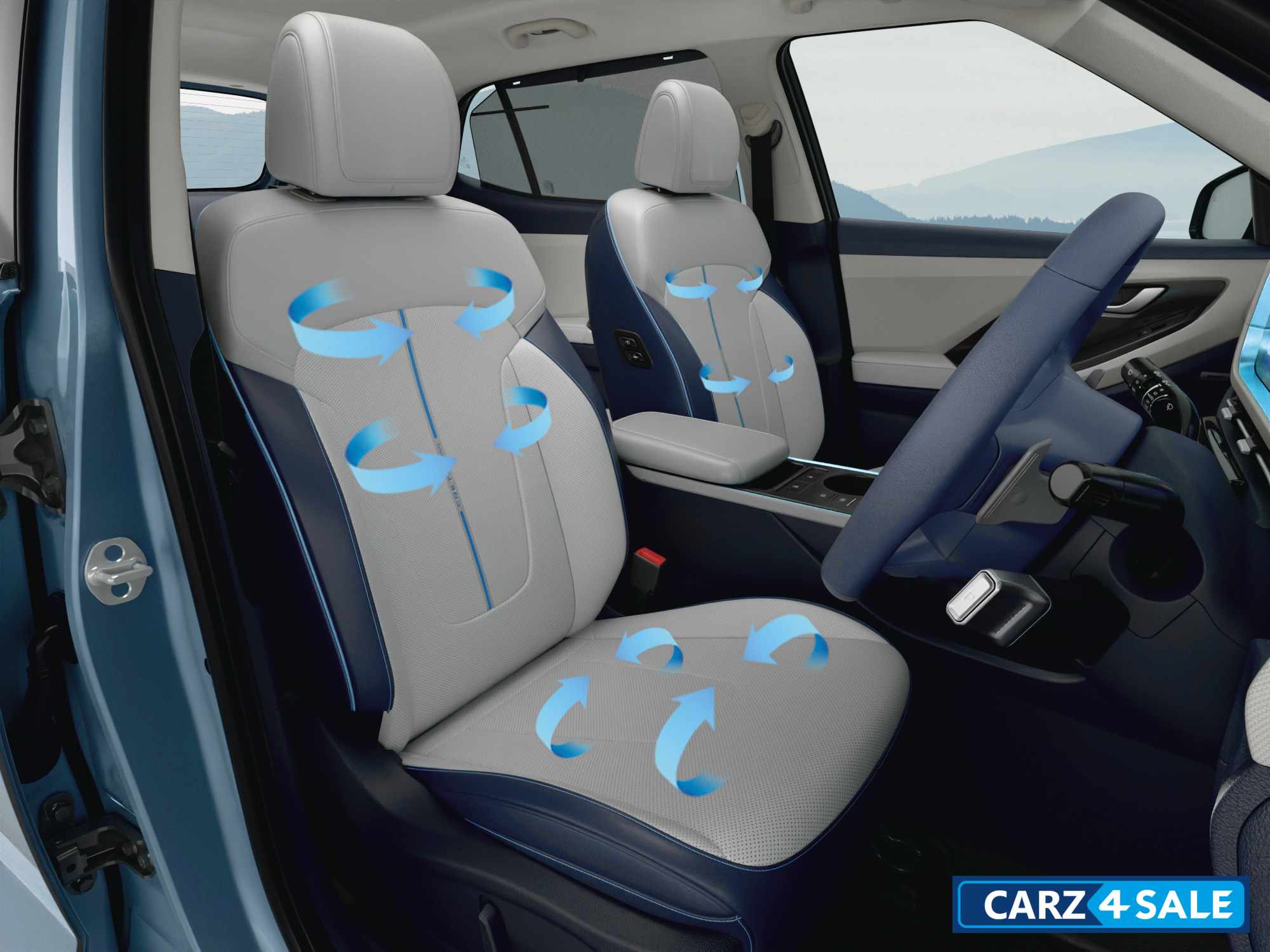 Hyundai Creta Electric Ventilated Seats and 8-way Powered Front Seats