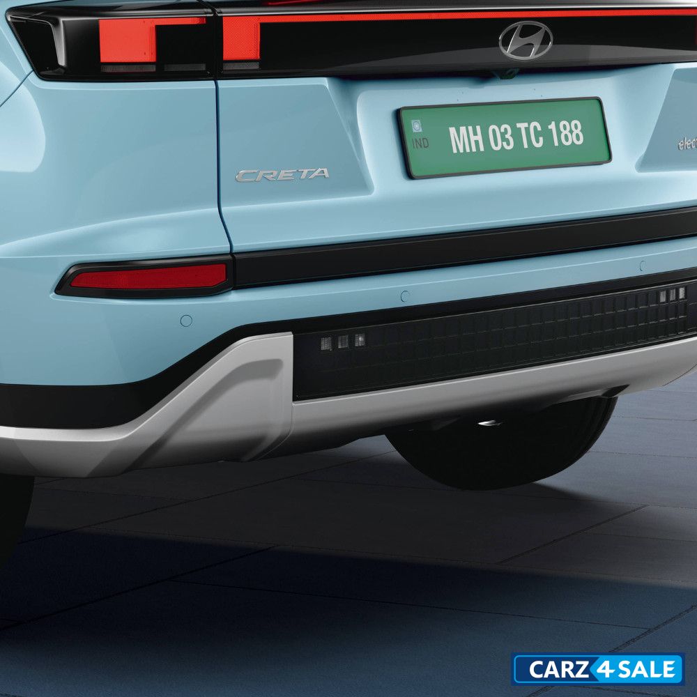 Hyundai Creta EV Pixelated graphic rear bumper