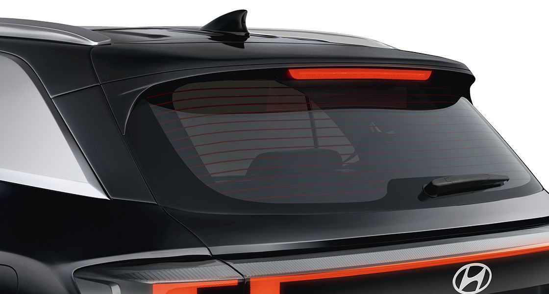 Hyundai Creta Facelift 2024 Aerodynamic spoiler with LED high mounted stop lamp