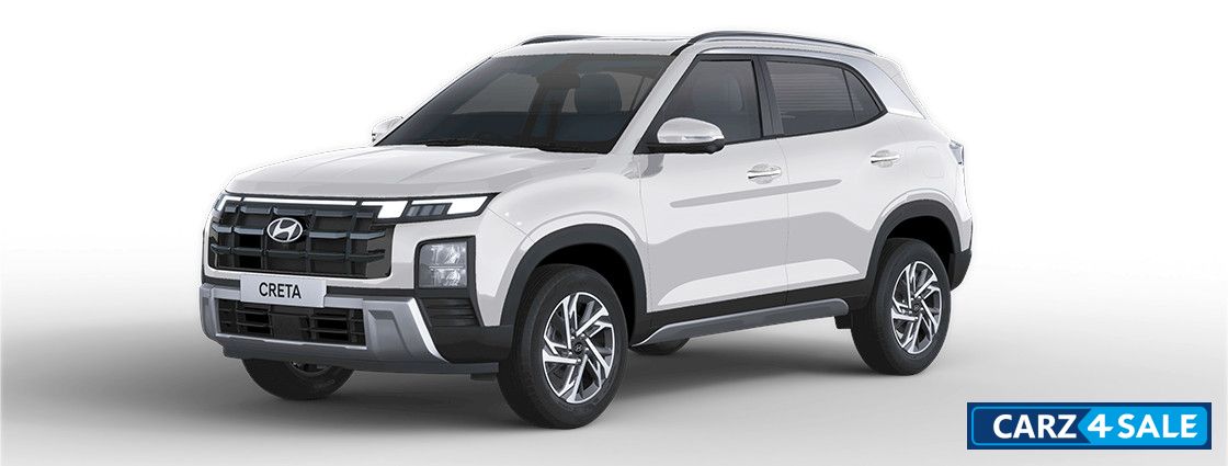 Hyundai Creta Facelift 2024 Atlas White
