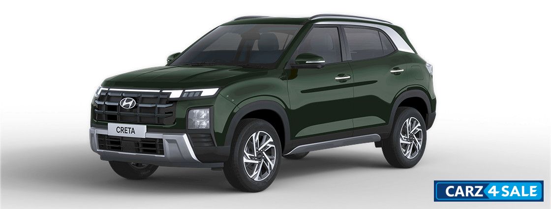 Hyundai Creta Facelift 2024 Robust Emerald Pearl