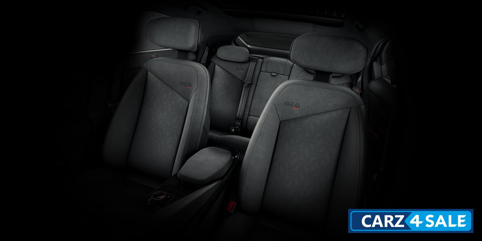 Mahindra BE 6 Formula E Edition Formula E branded seats