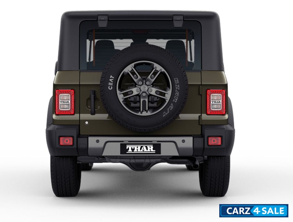 Mahindra Thar LX Convertible Top 4 Seater Diesel AT Rear View