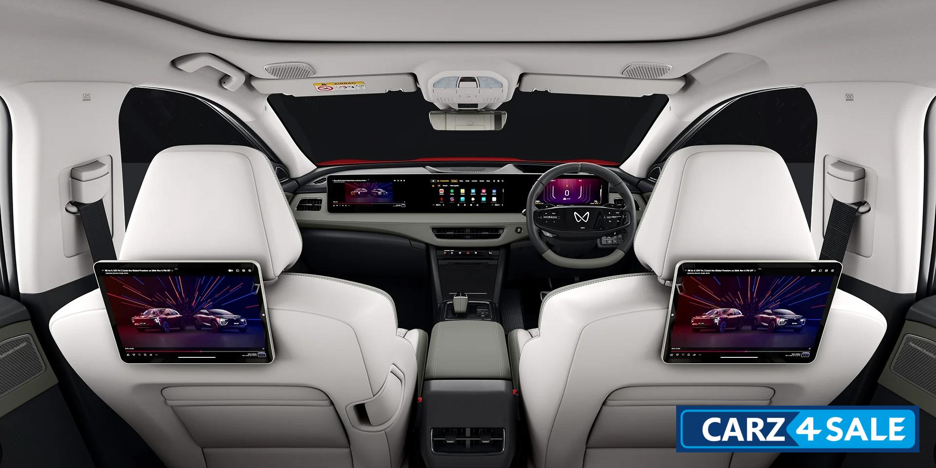 Mahindra XEV 9e Rear Entertainment Screens