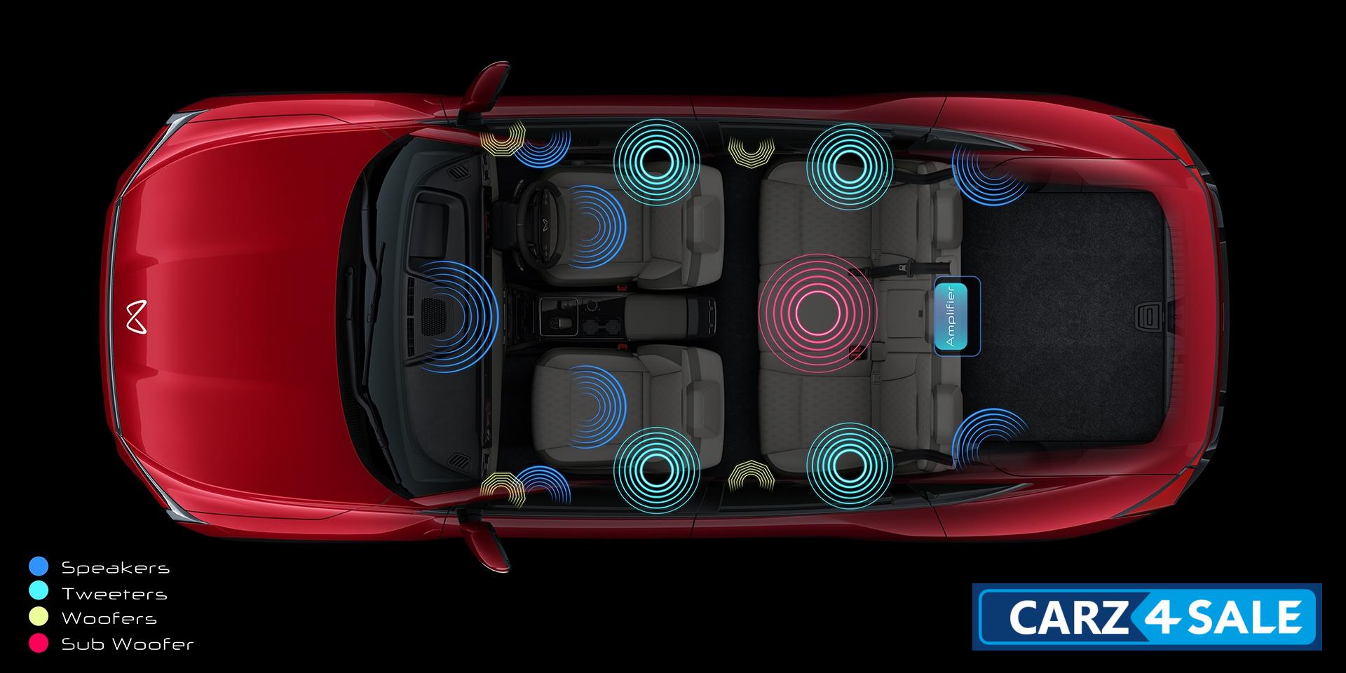 Mahindra XEV 9e 16-speaker Harman Kardon system with Dolby Atmos