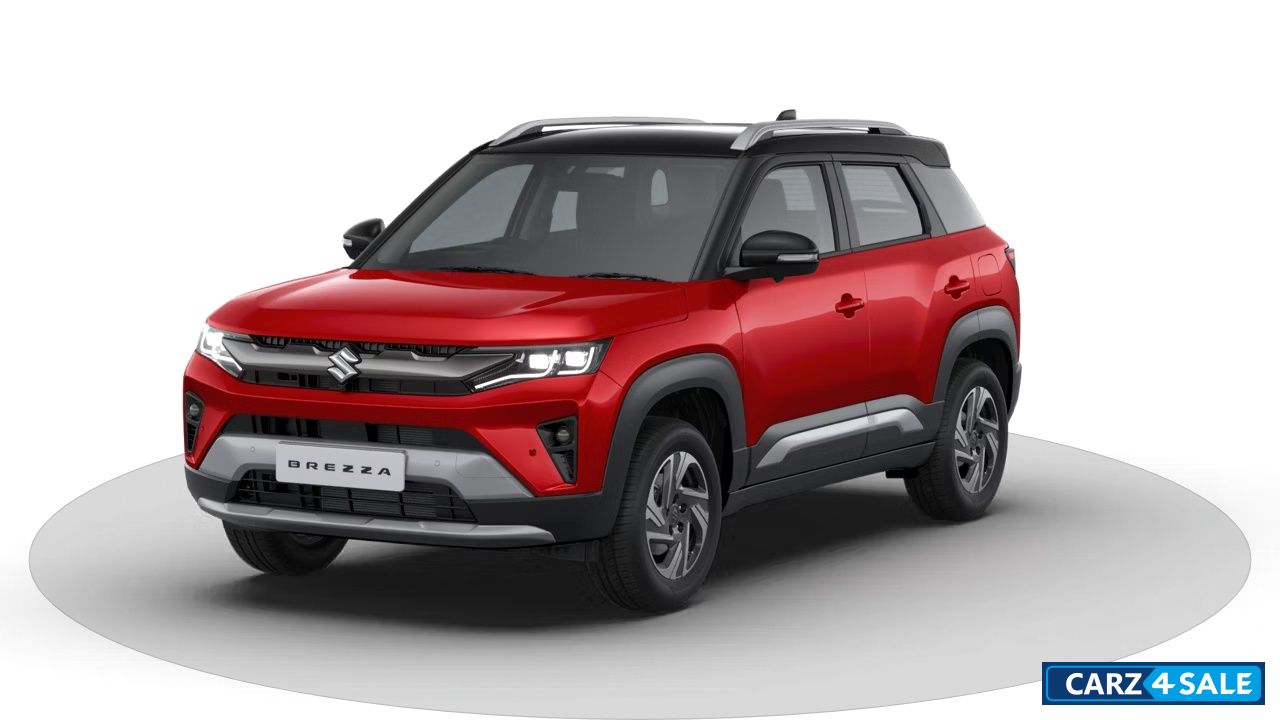 Maruti Suzuki Brezza 2026 Sizzling Red with Bluish Black Roof