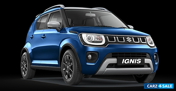 Maruti Suzuki Ignis Nexa Blue with Silver Roof
