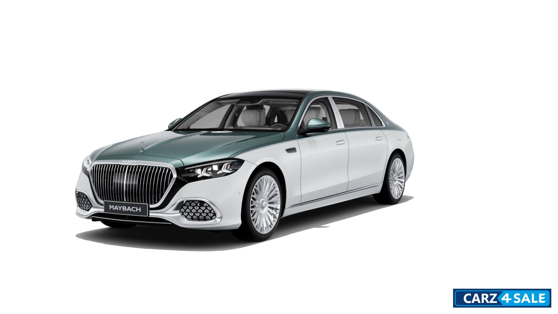 Mercedes-Benz Maybach S580e MANUFAKTUR opal white bright / verde silver metallic