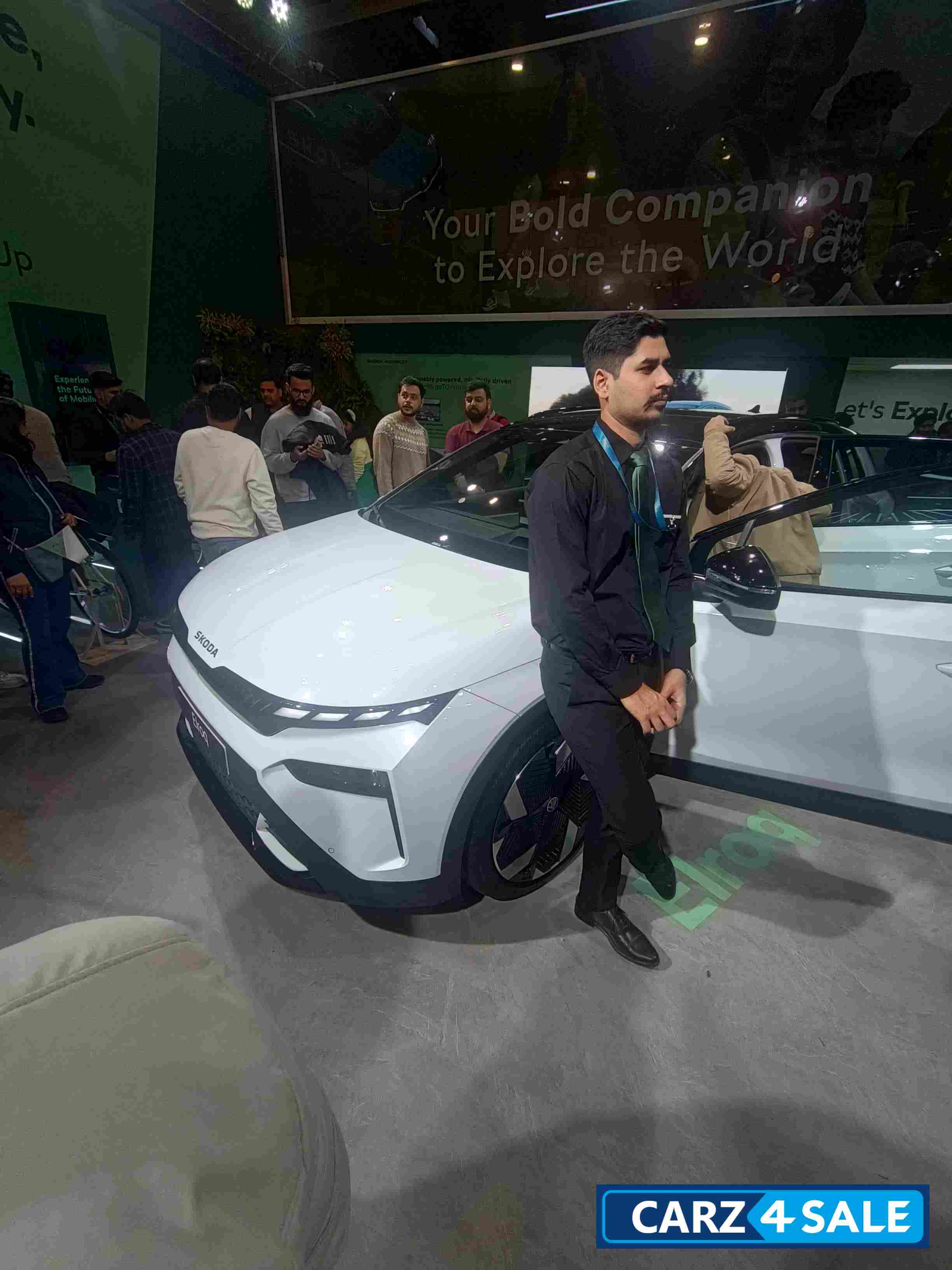 Skoda Elroq Picture from the Bharat Mobility Global Expo 2025 (Auto Expo 2025)