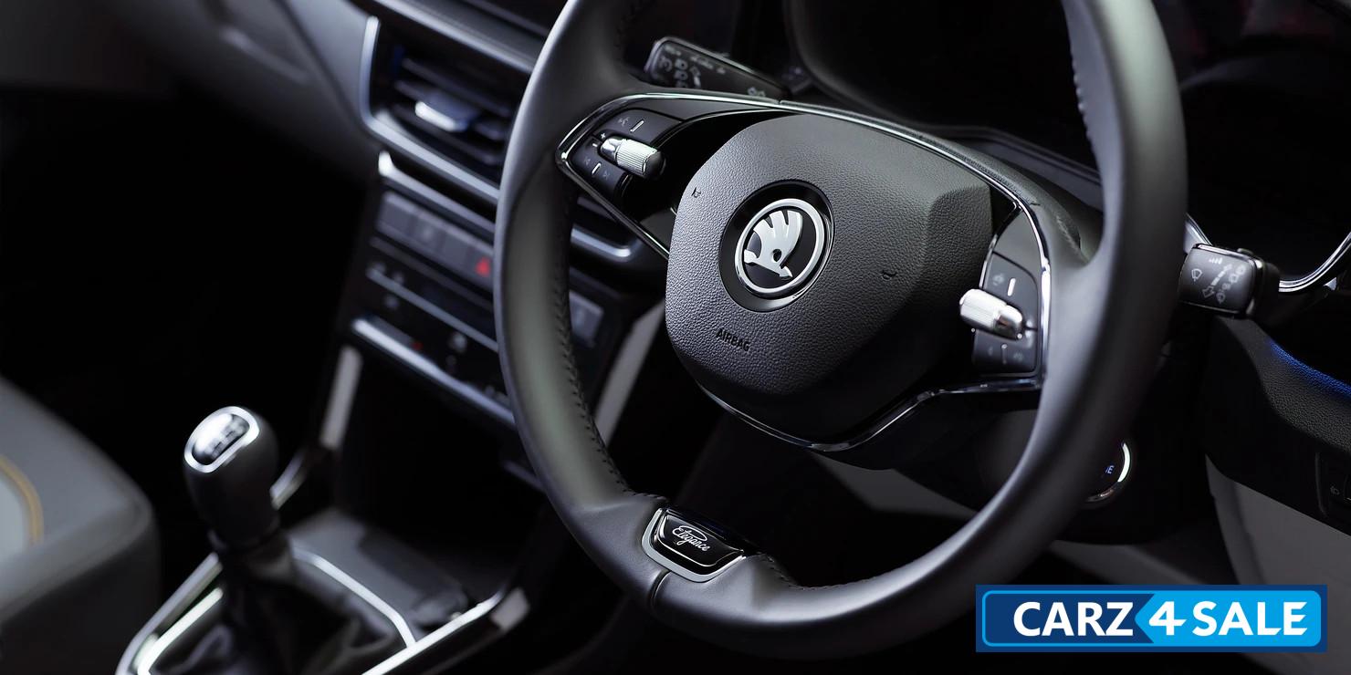 Skoda Kushaq Elegance Edition 1.5 TSI Petrol MT Elegance Steering Badge