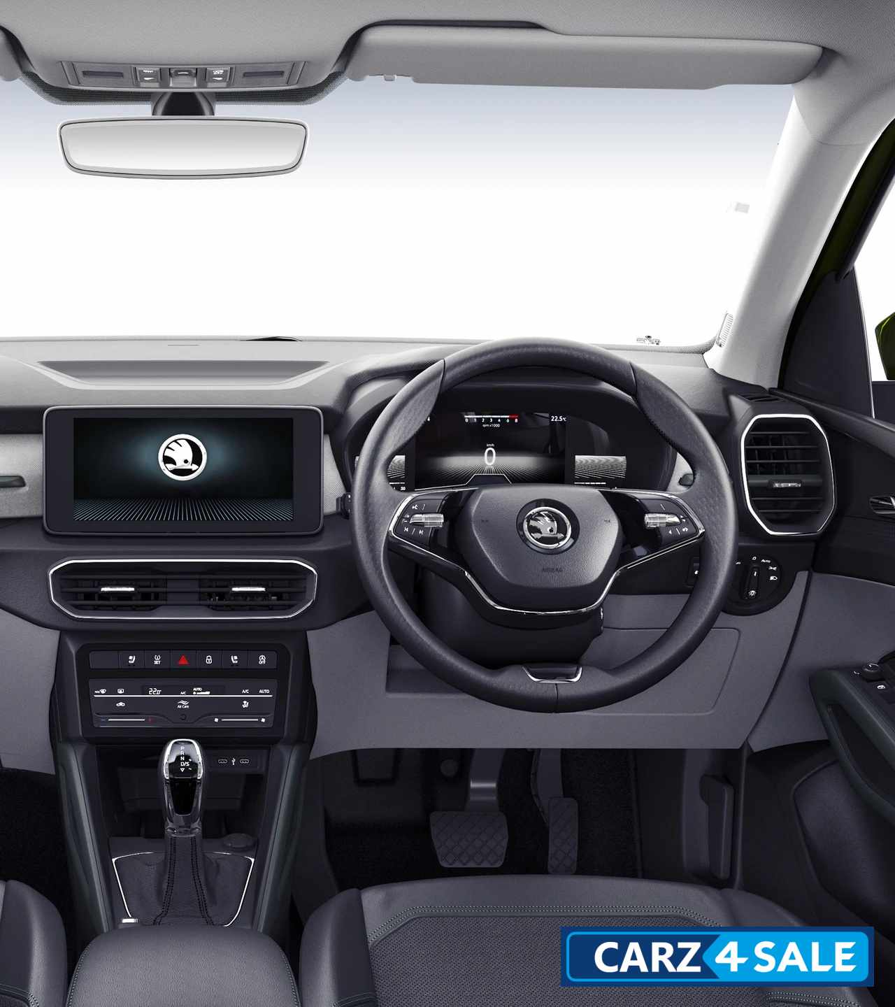 Skoda Kylaq Two-spoke multifunction steering wheel