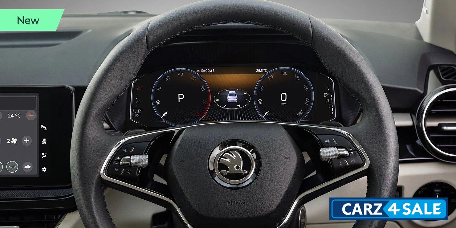 Skoda Slavia 2026 The 26.03 cm virtual cockpit features turn-by-turn navigation