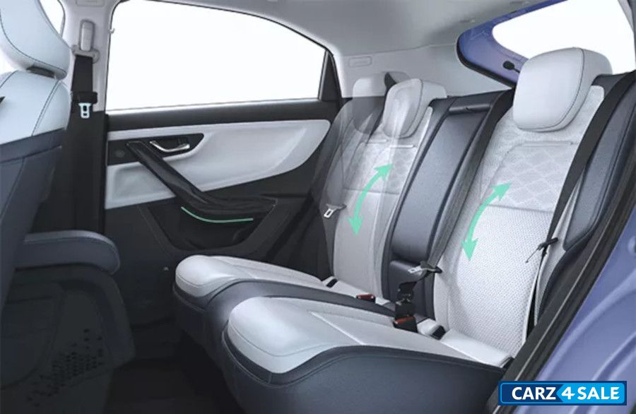 Tata Curvv EV 2 stage rear seat recline