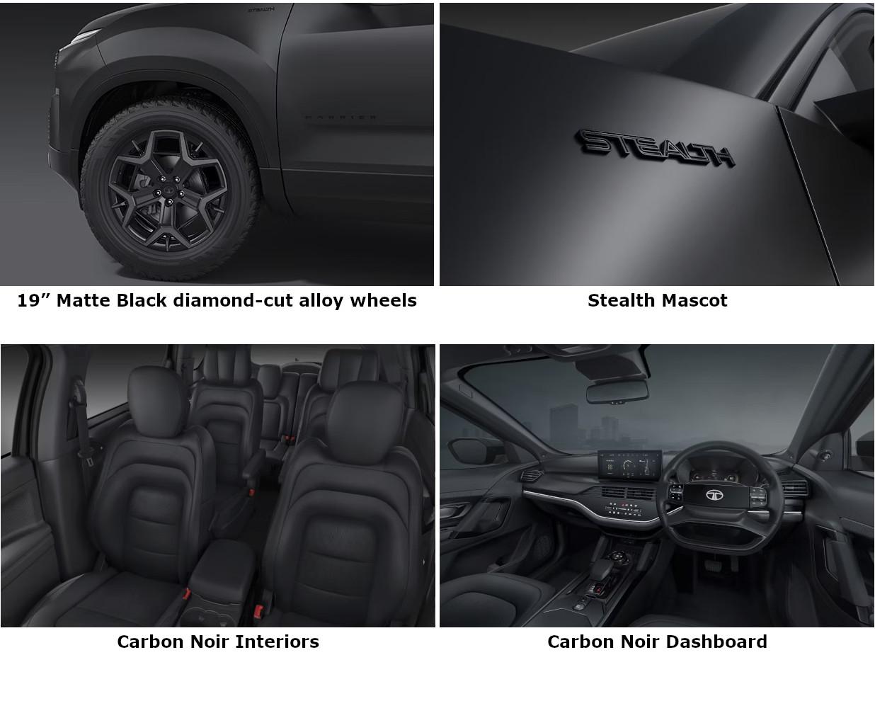 Tata Safari Accomplished Plus Stealth Edition 7 Seater Diesel AT