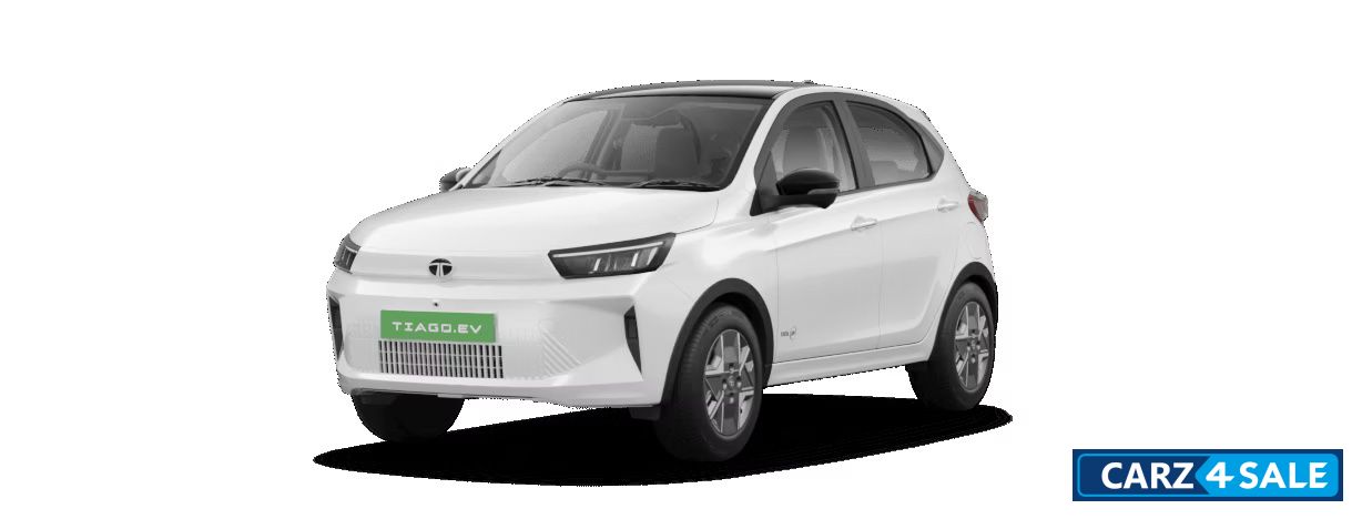 Tata Tiago EV 2026 Prestine White with Dual Tone
