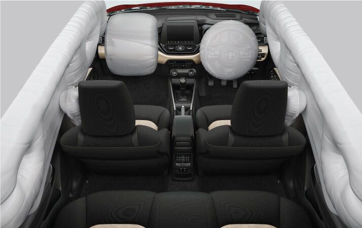 Toyota Glanza S E-CNG - 6 Airbags