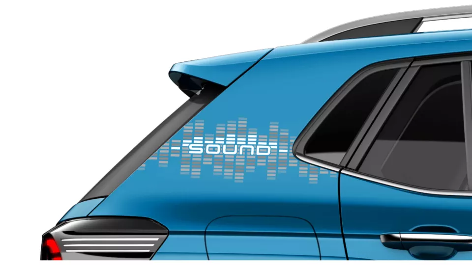 Volkswagen Taigun Sound Edition Topline 1.0 TSI MT - C-pillar graphics & Sound Edition badge