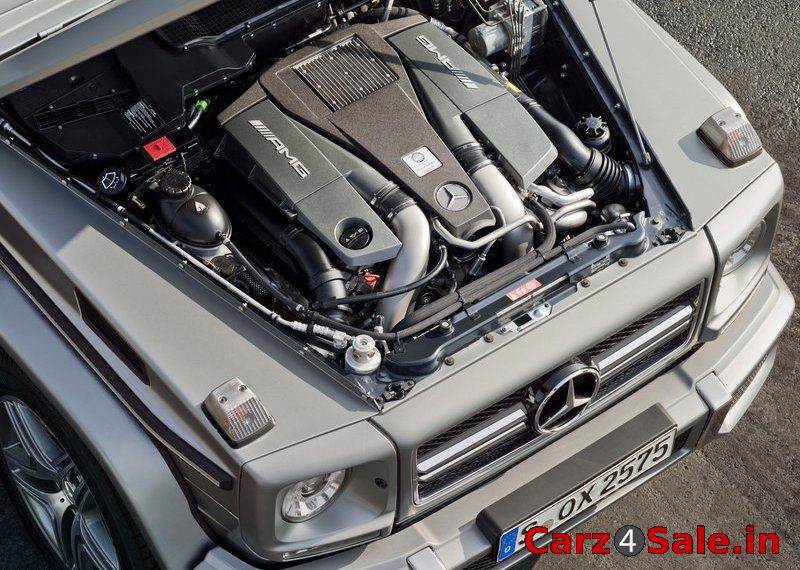 Mercedes Benz G63 AMG engine