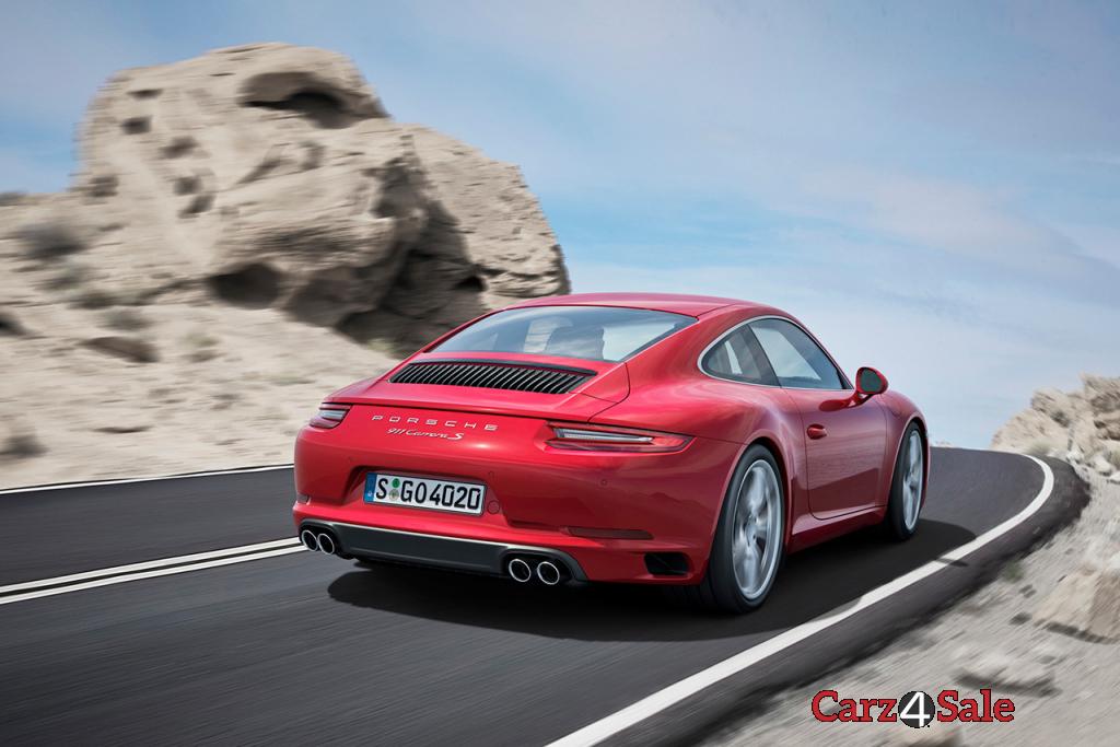 2016 Porsche 911 Carrera Turbocharged Rear View