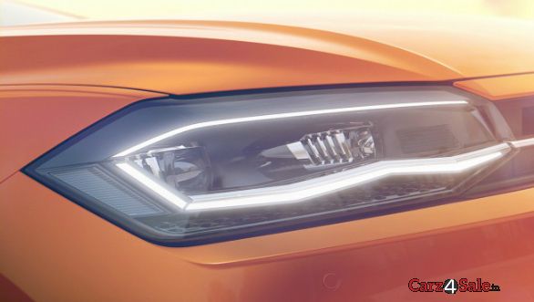 2018 Vw Polo Teased Headlamp